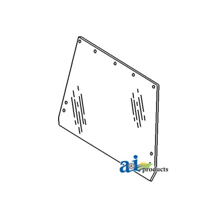 Glass, Rear, For Apps W / Latch 55.5 X37 X2